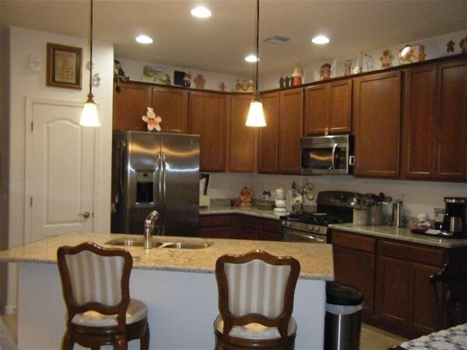Kitchen is a cook’s delight, EVERYTHING you could need and more. 