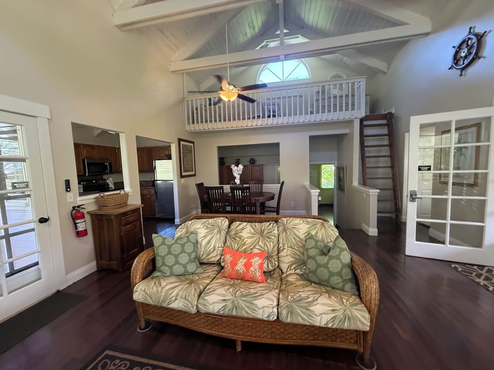 Great Room with Loft showing