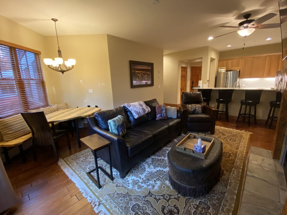 Living room and dinning space