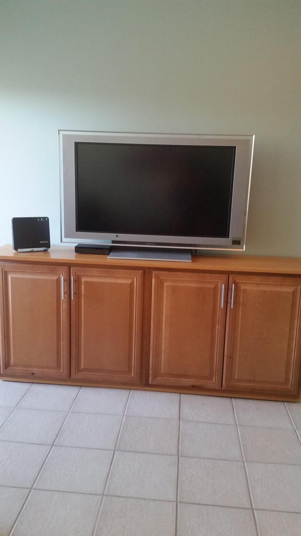Cable connected 49" Sony TV. WiFi also provided.