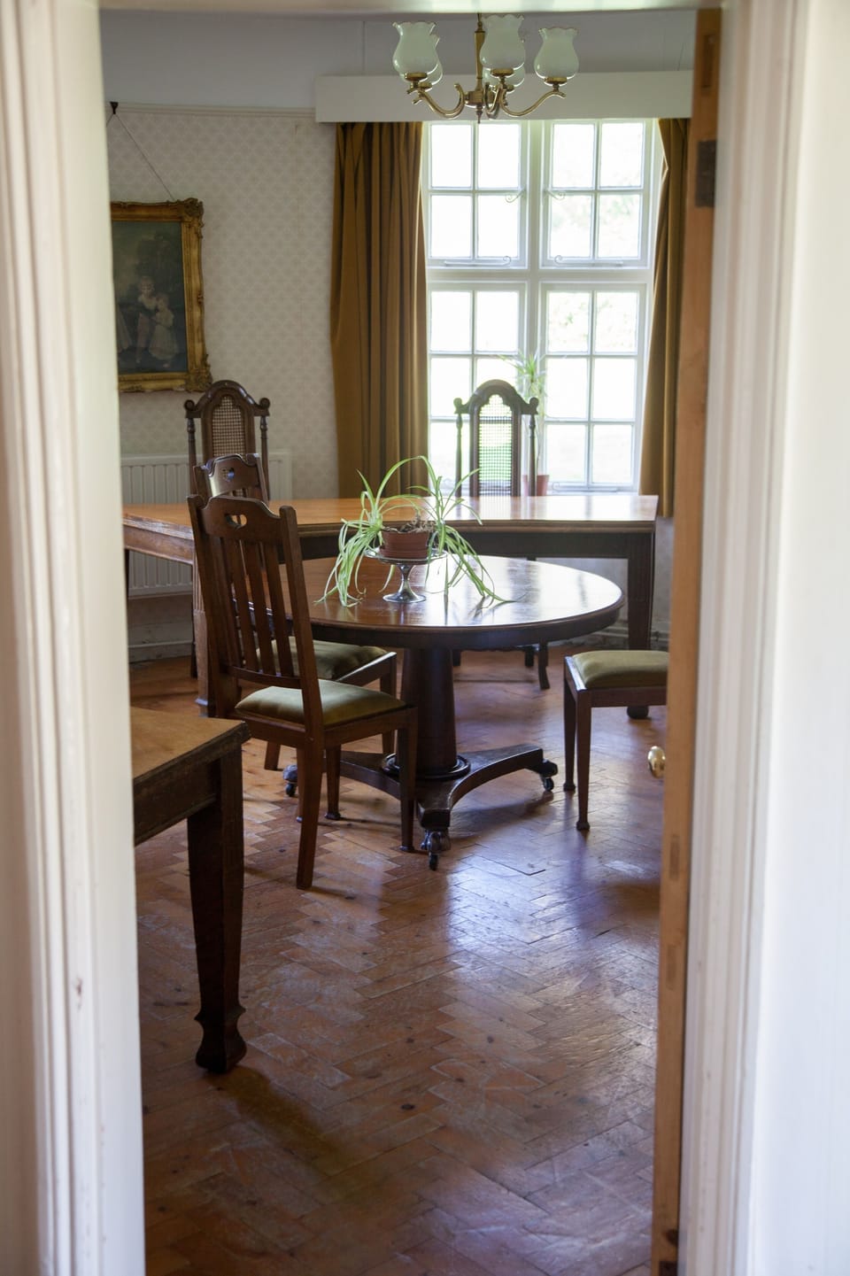 Entrance to the circular Dining Room