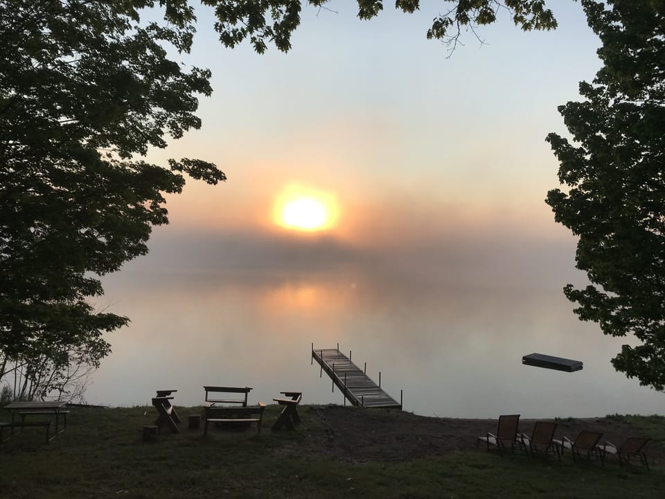 Sunrise in Summer in Pine Lake