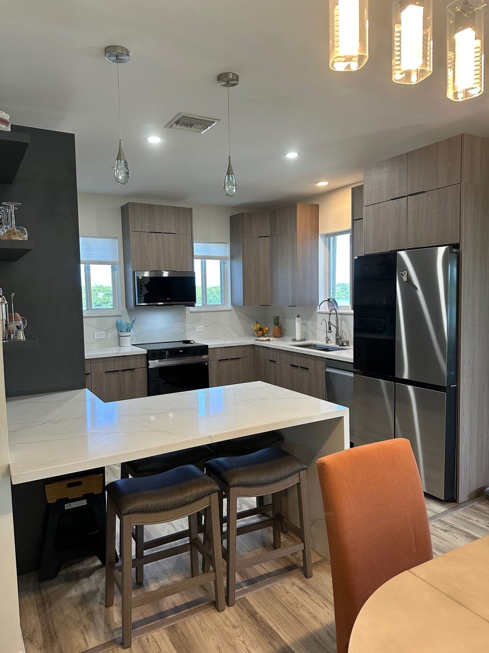 Newly remodeled kitchen Apr 2025