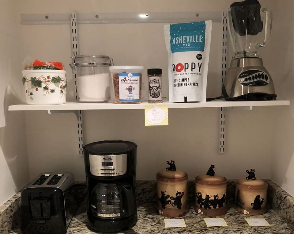 Walk-in Service Pantry - enjoy coffee, tea, and snacks!