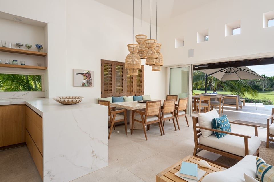 Dining area and patio
