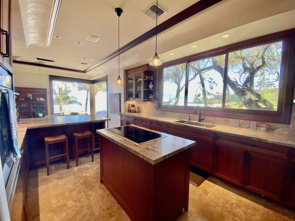 Kitchen with Oceanviews