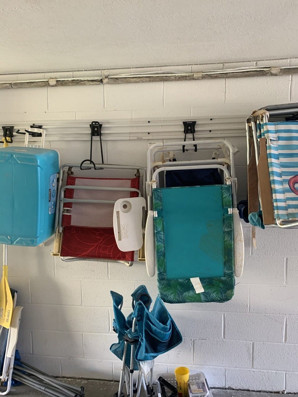 Lots of beach chairs