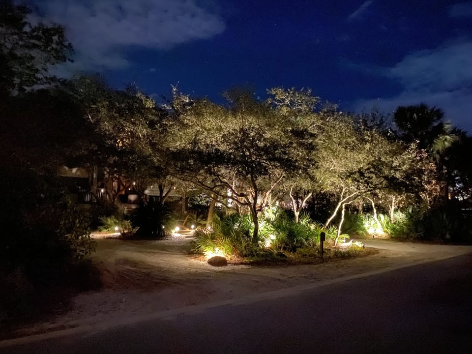 Fairy Lights at Night.