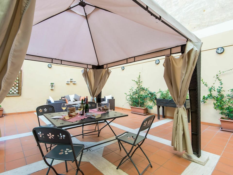 Plant, Furniture, Table, Property, Building, Chair, Shade, Wood, Outdoor Furniture, Interior Design