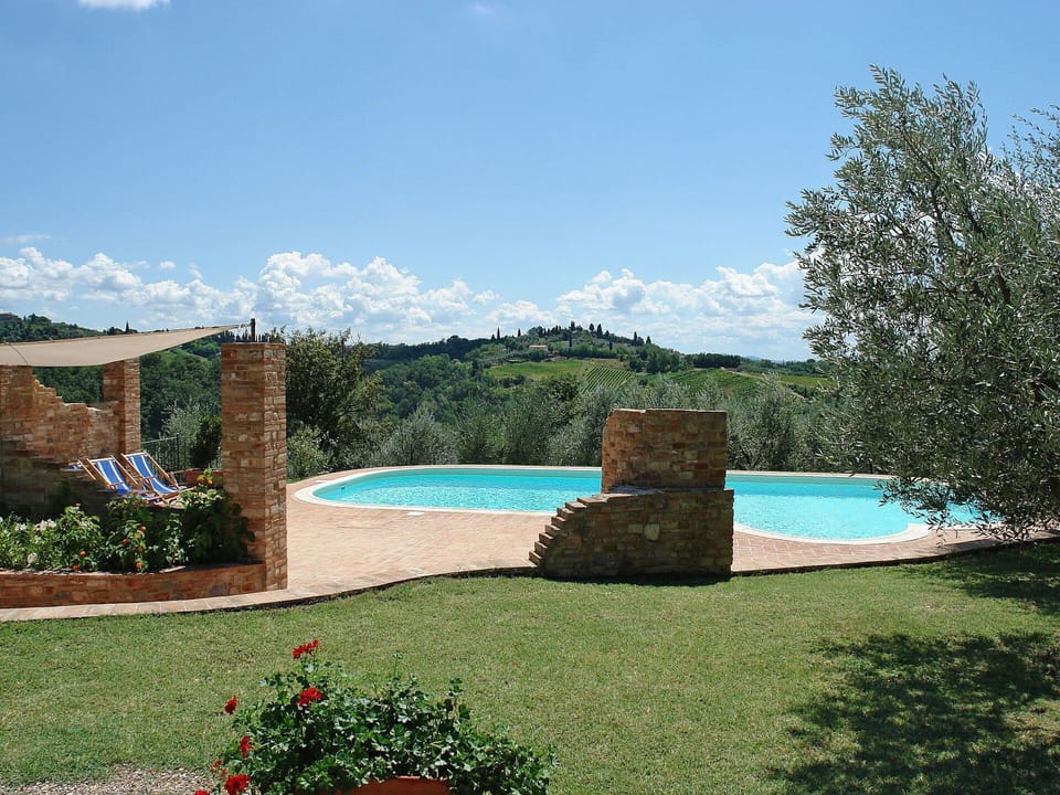 Swimming Pool, Property, Natural Landscape, Real Estate, Grass, Tree, Vacation, House, Backyard, Sky