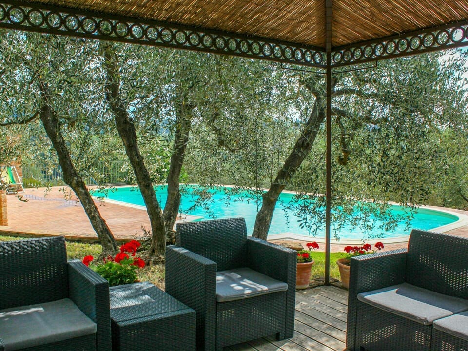 Plant, Water, Property, Shade, Nature, Lighting, Interior Design, Outdoor Furniture, Tree, Architecture