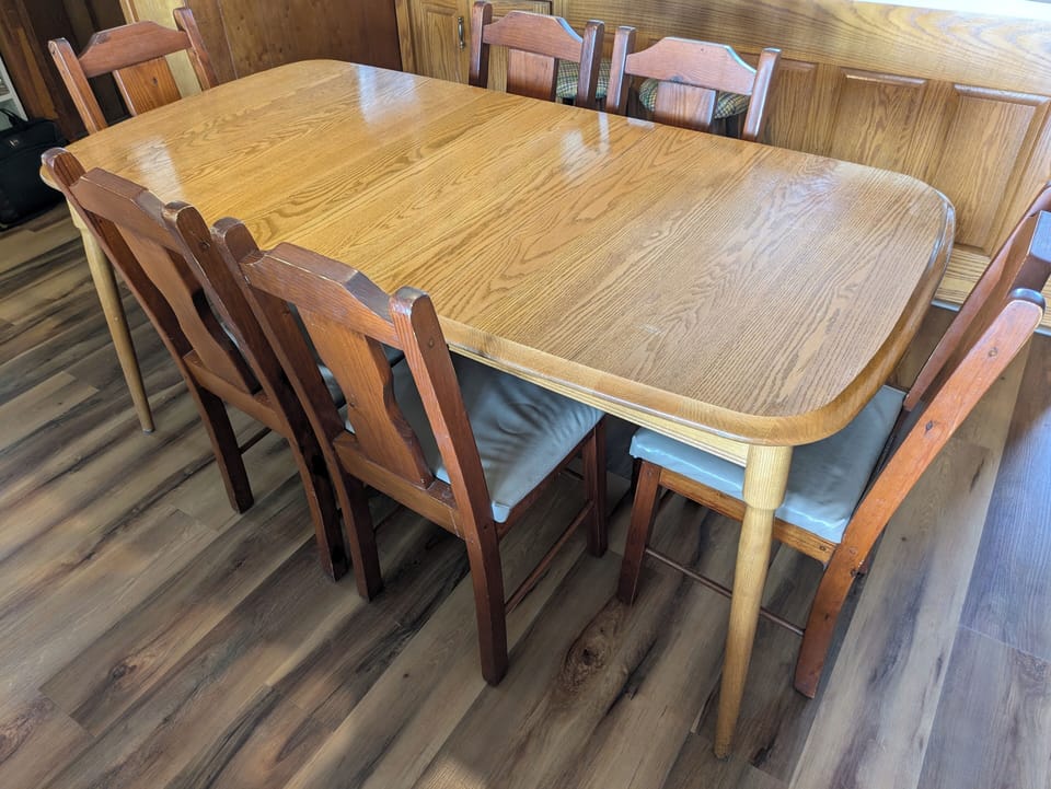 Just purchased this solid oak table September 2025