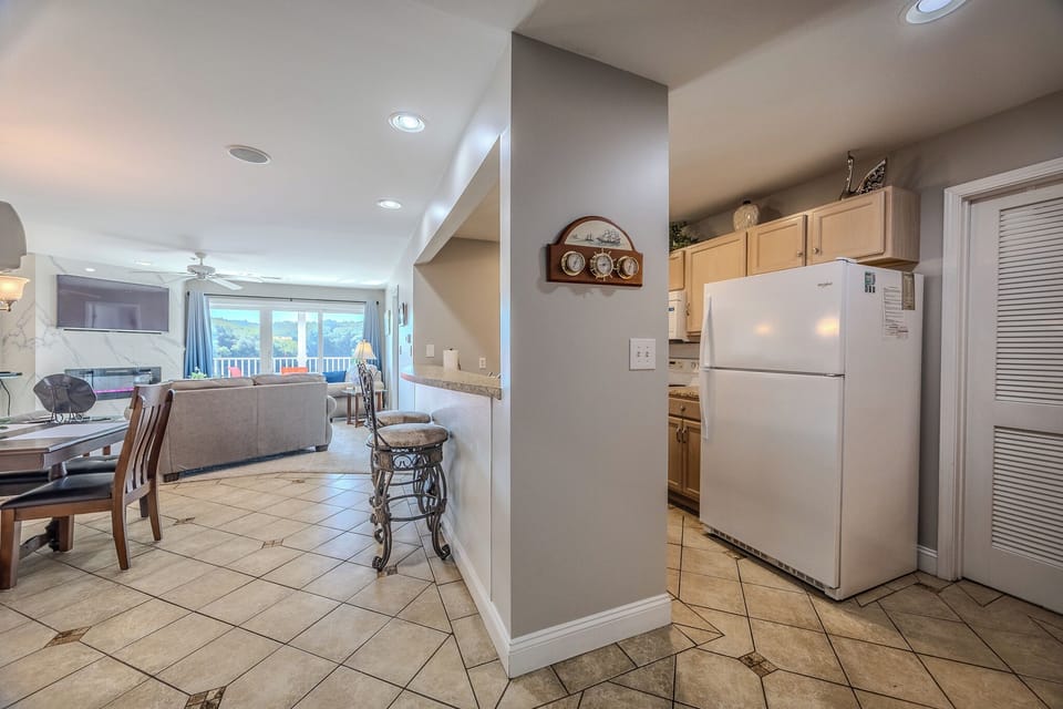 The kitchen is fully-equipped!