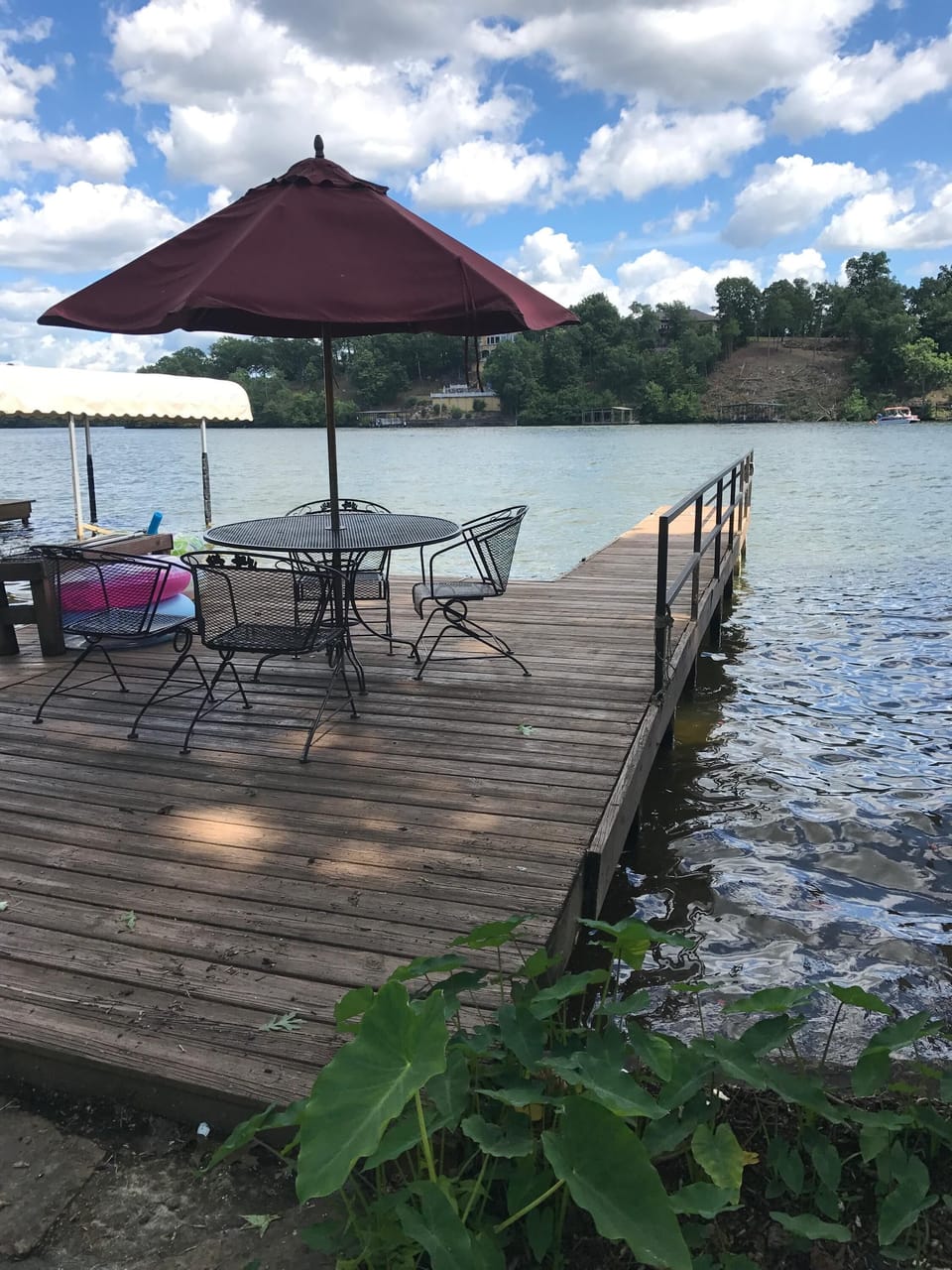 Swim/boat dock, Lake Hamilton main channel