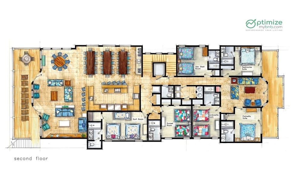 Second Level Floor Plan