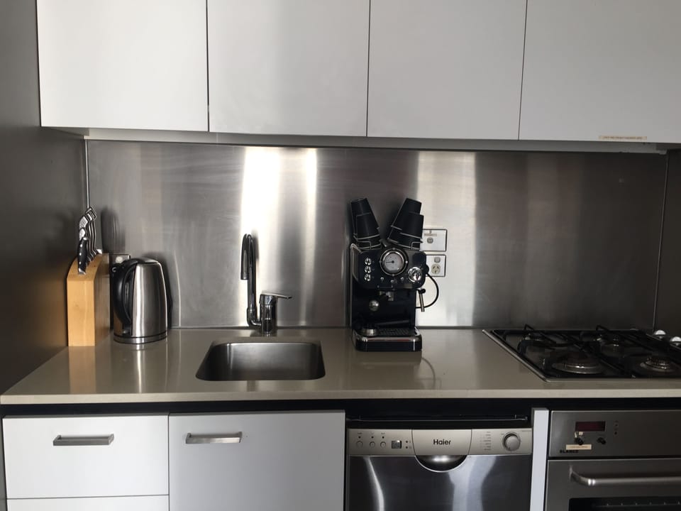 New express machine with milk frother