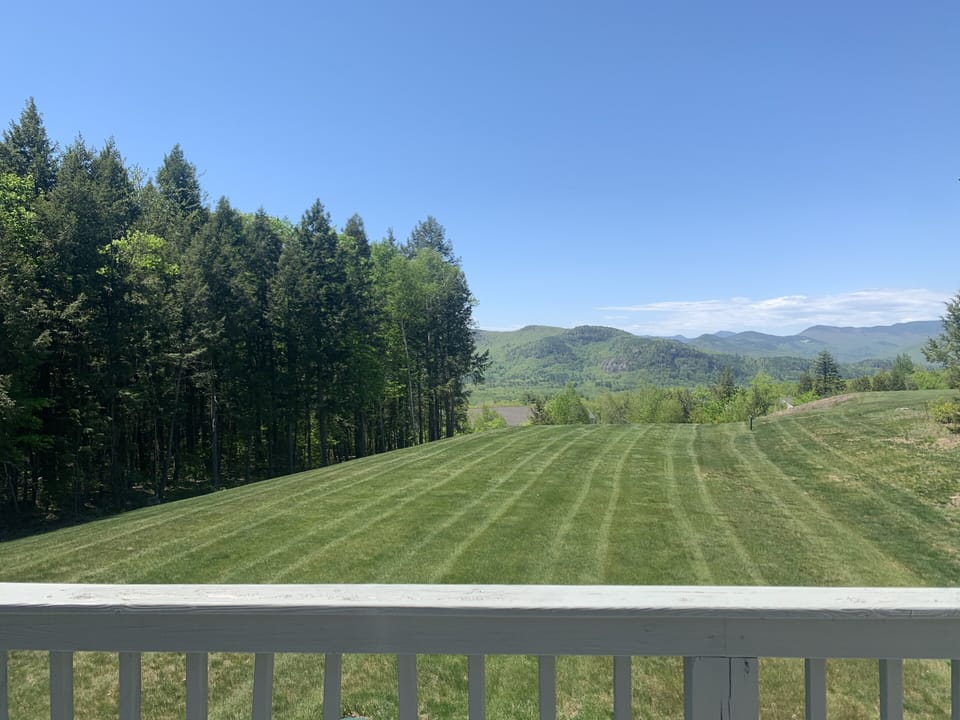 View from the balcony