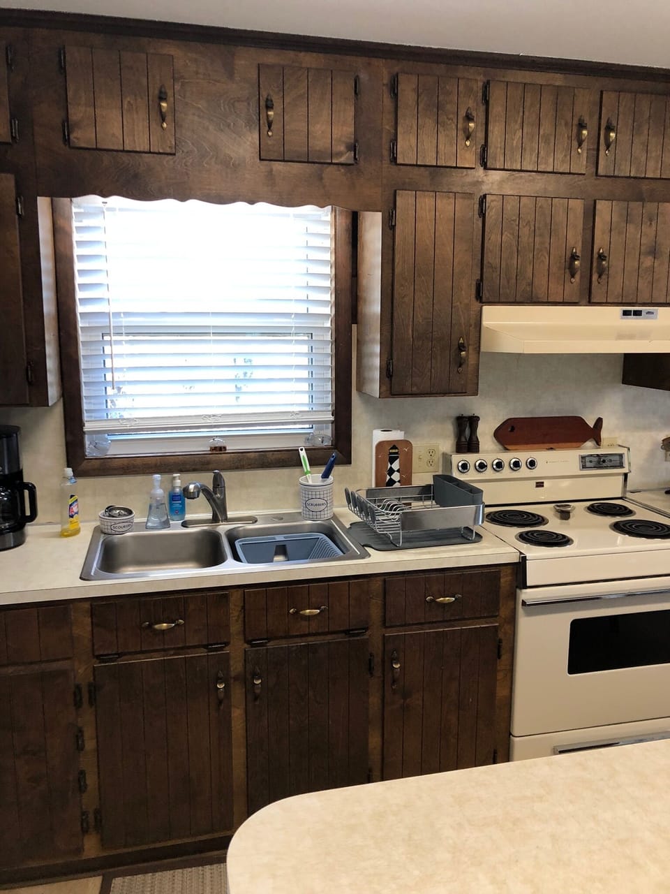 Upstairs kitchen area