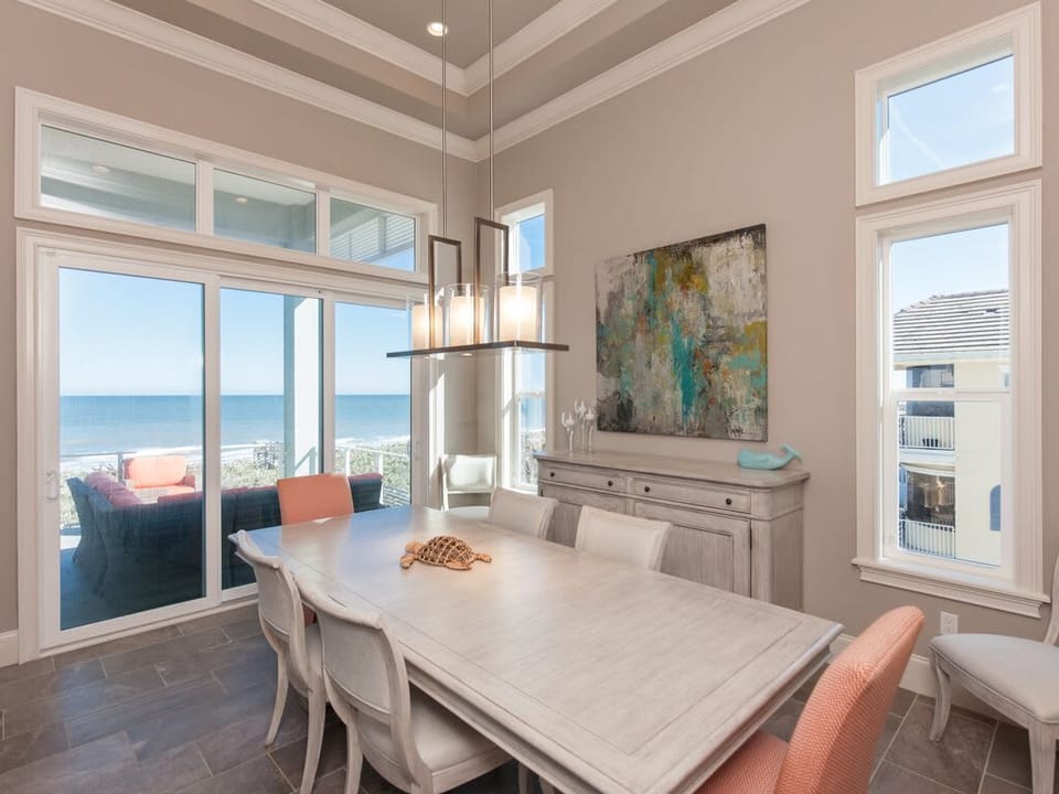 Dining Room - View out to Atlantic