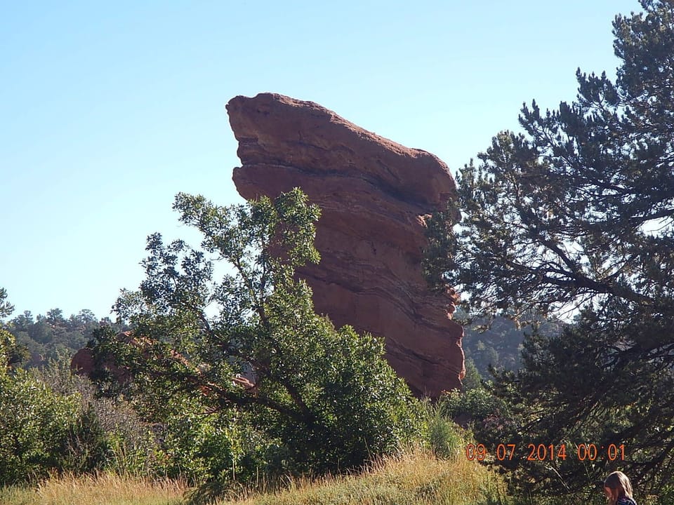 This marks the trailhead, 2 minute walk from your door!