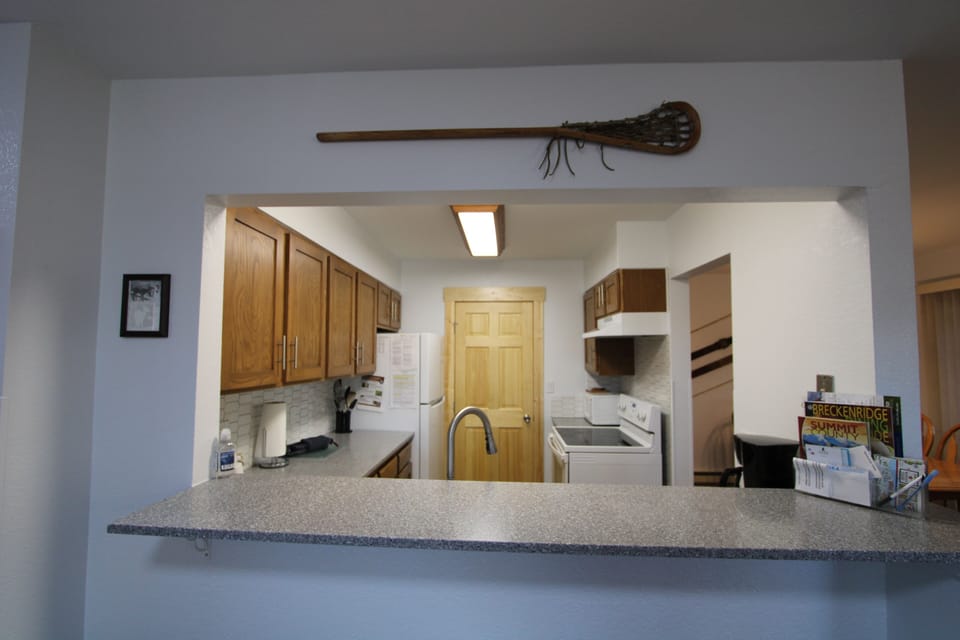 Kitchen as seen from the living room