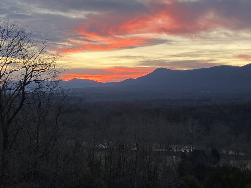 Sunsets and sunrises are spectacular.  
