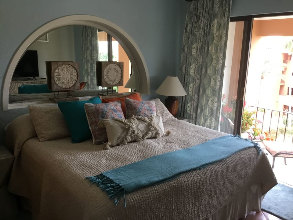 Master Bedroom with walk out to patio