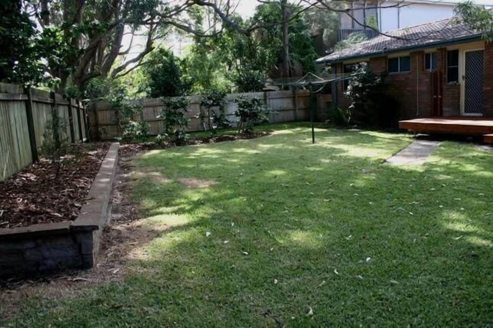 Back garden, perfect for cricket/croquet and fully fenced/pet safe