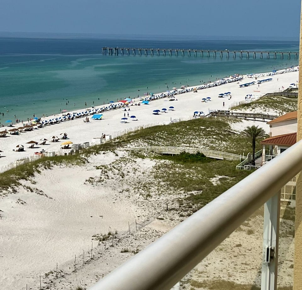 Your view from the GULF front balcony 15th floor