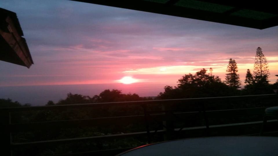 view from screened lanai