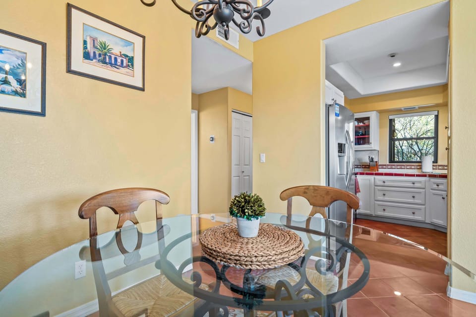 We love to cook, but sometimes the dining area needs some carryout pizza from Bazils To Go just down the road.