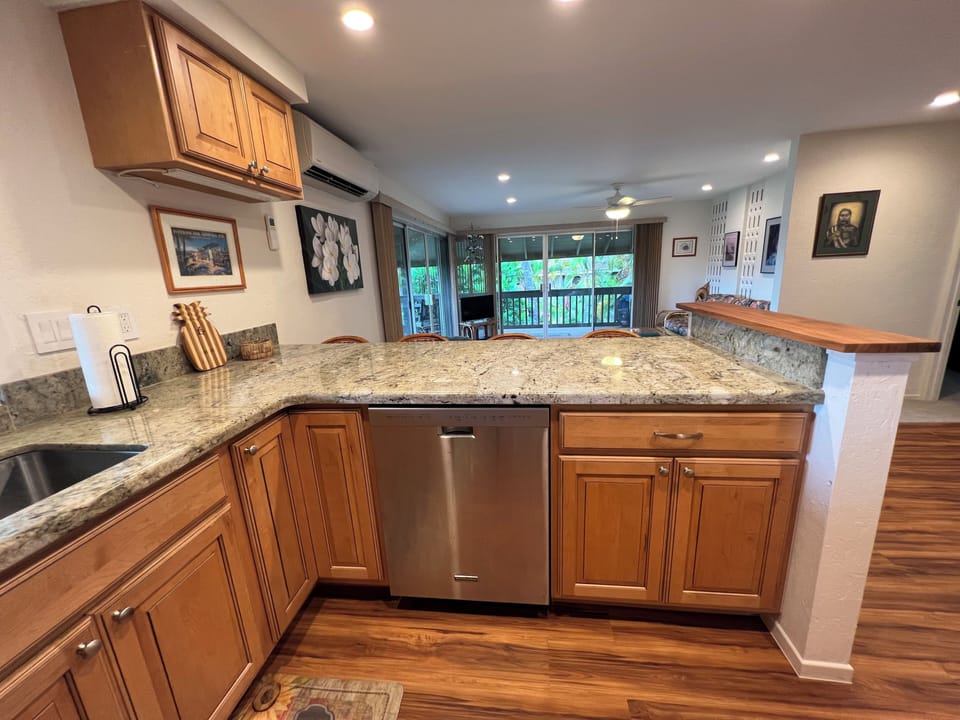 Newly remodeled kitchen