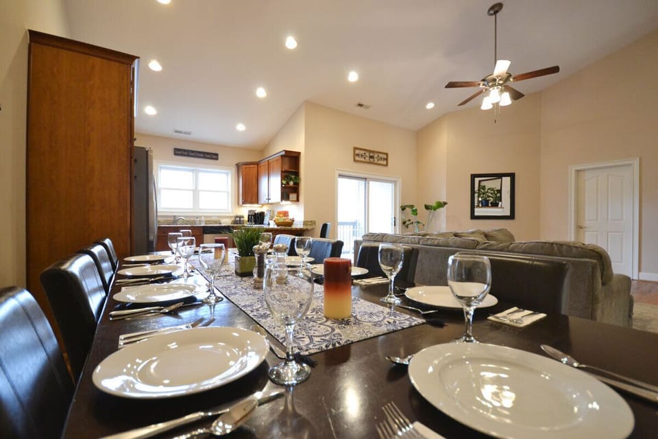 Dining room table welcomes you