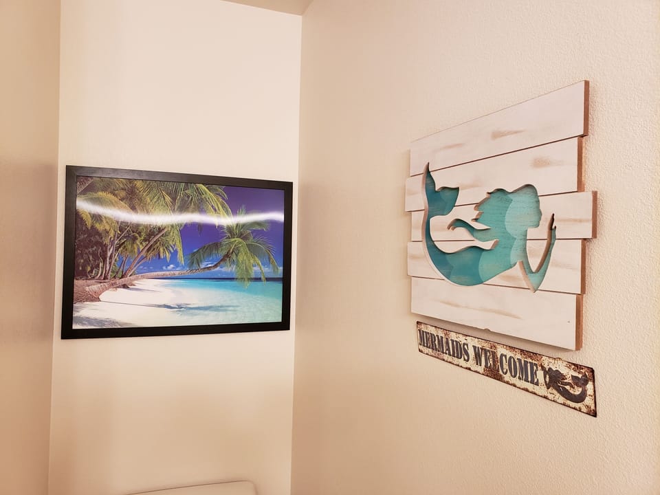 Master bath with Mermaide theme