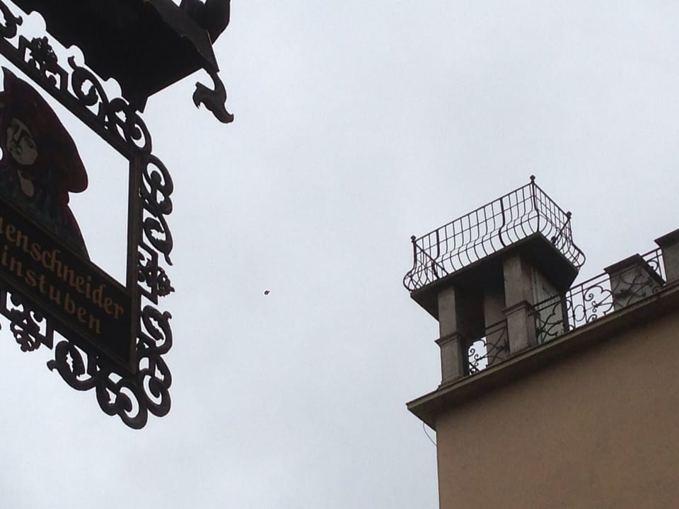 view to the balcony of the faous architect of Würzburg Balthasar Neumann