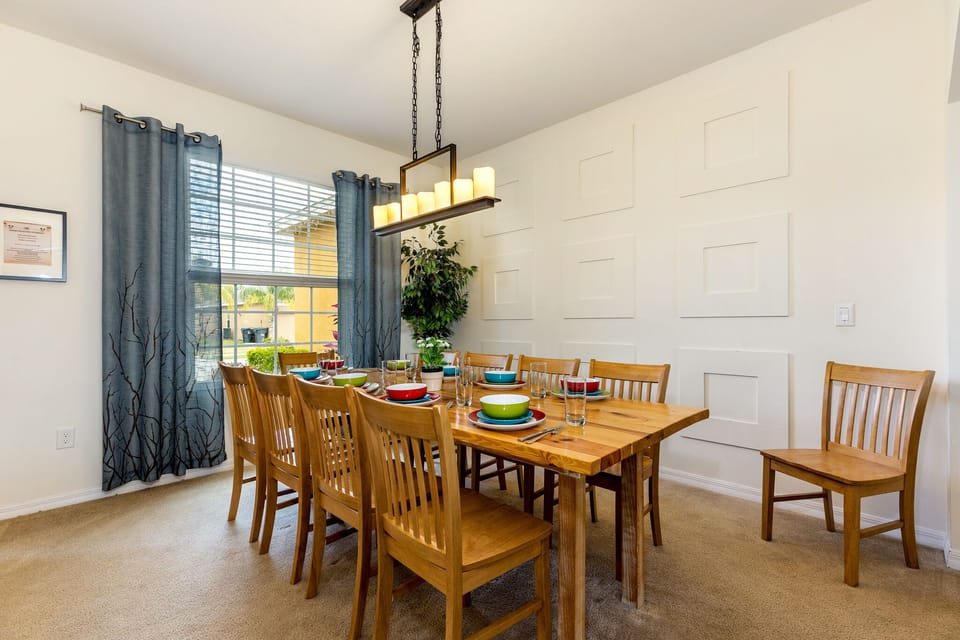 Formal Dining area, can seat 10. 