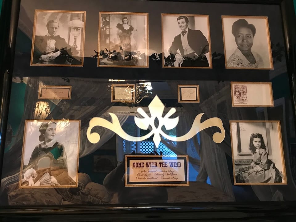 Cherished Gone With the Wind collectible hanging in MBR.