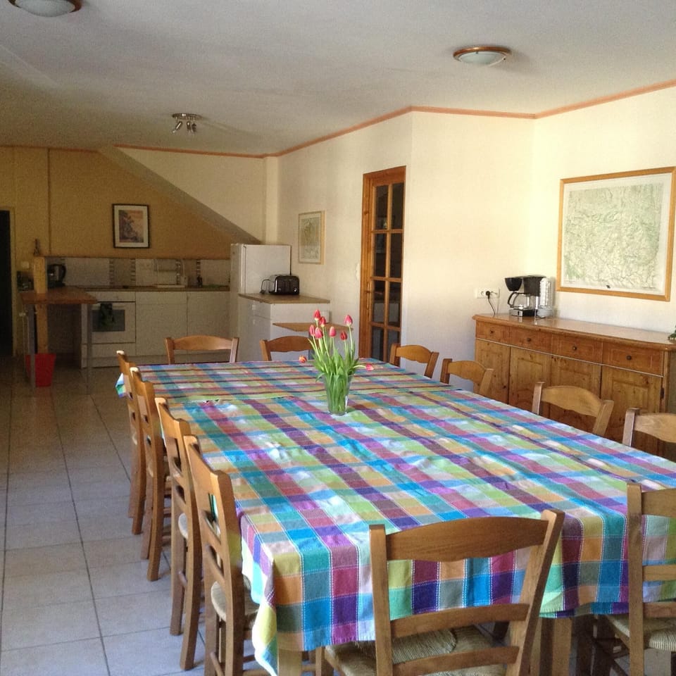 The large kitchen/diner, ideal for big groups and families