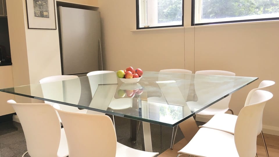 A big dining table to share a meal