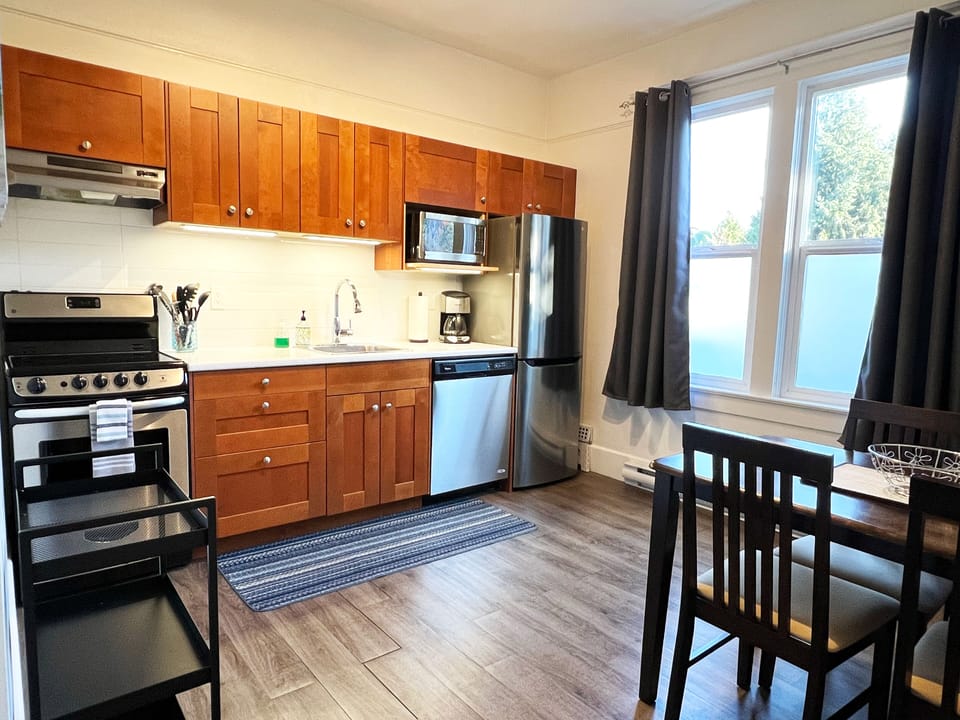Kitchen with Stainless Steel Appliances