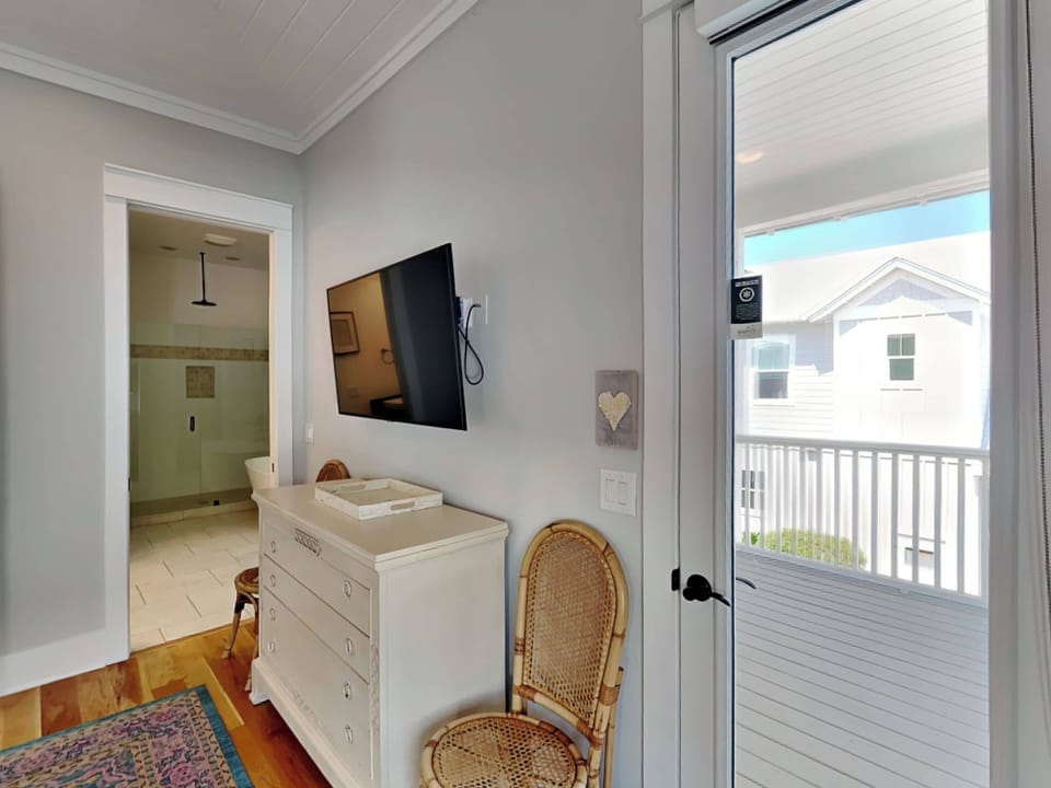 Primary Bedroom - Access to Private Balcony - Second Floor