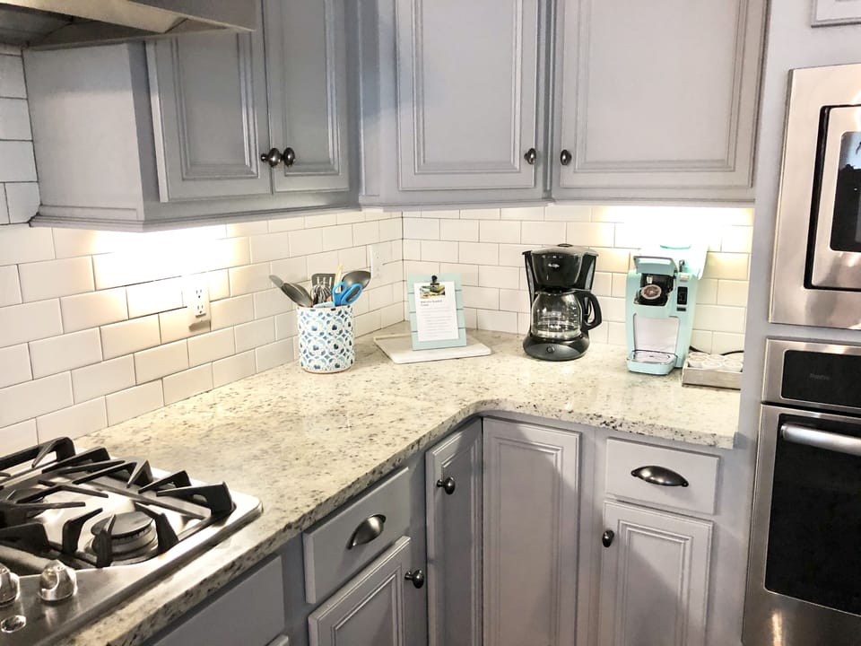 Morning Coffee & Gas Cooktop