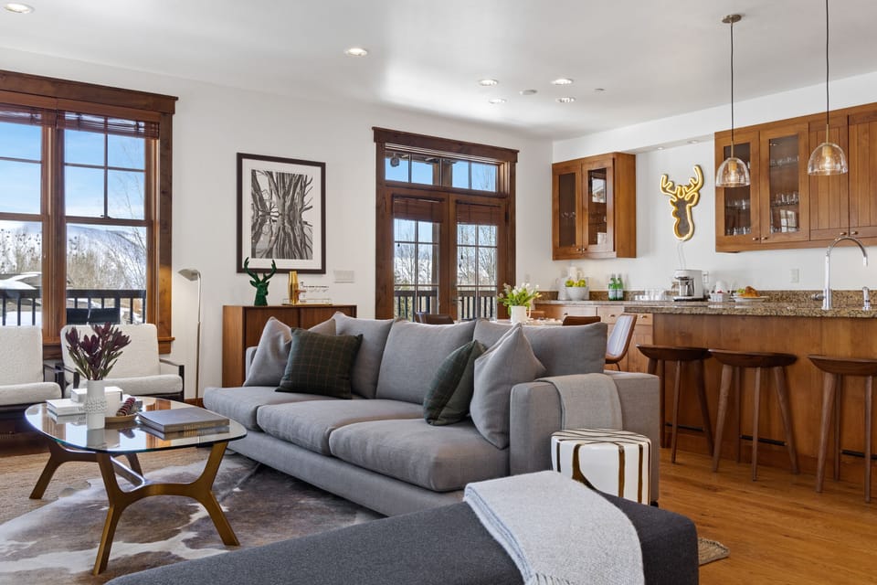 Living Room with Fireplace