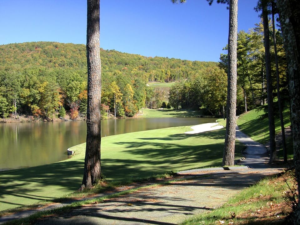 One of the many spectacular views from 1 of our 3, 9 hole golf courses