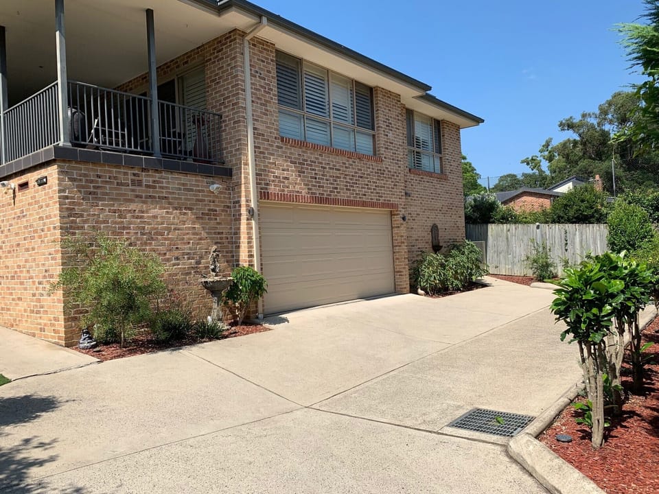 Large, north facing elevated family home with onsite parking, garage unavailable