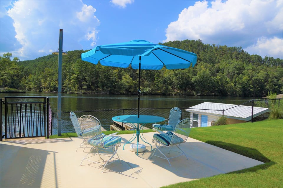 Favorite spot to watch boat traffic and dock fishing