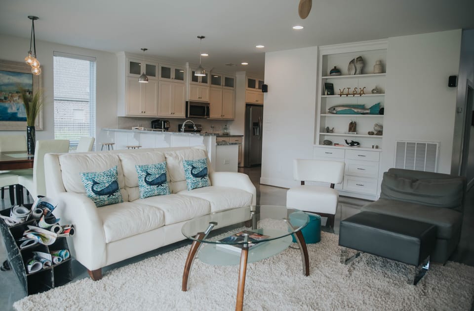 Open floor plan for easy entertaining