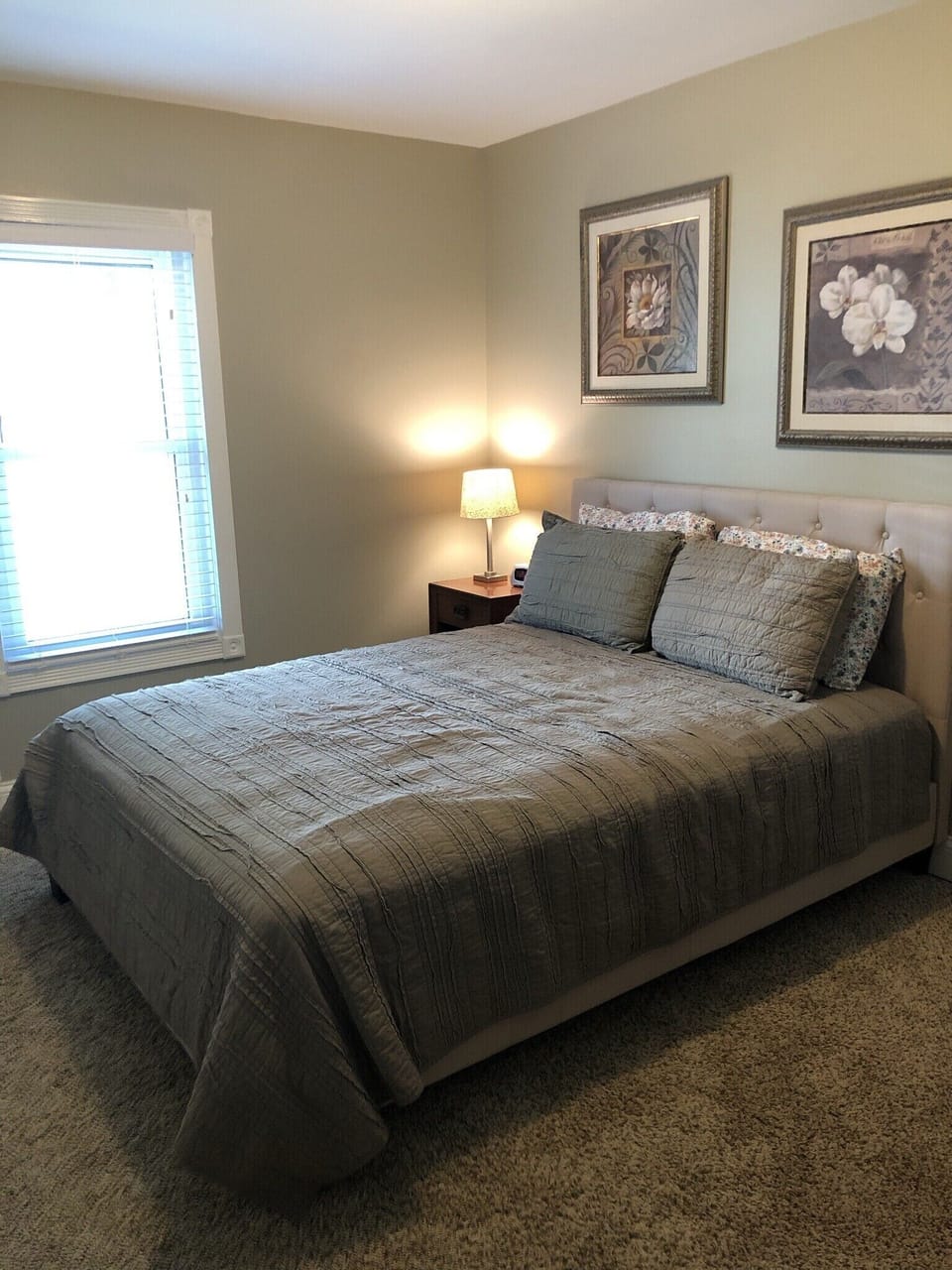 Bedroom #2 with a queen sized bed.