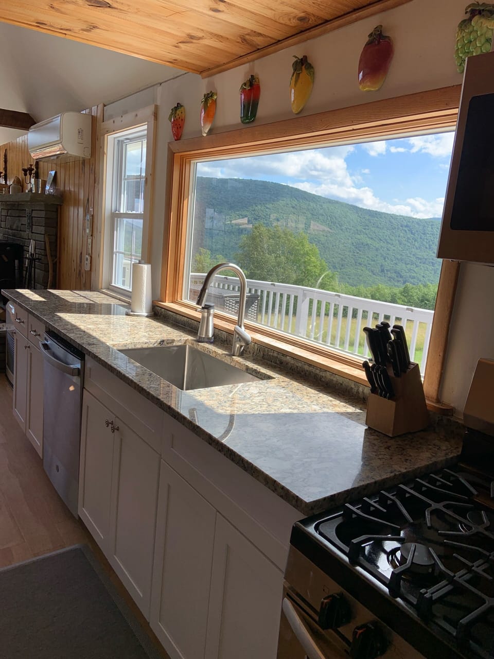 Picture Window in Kitchen