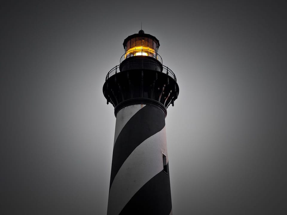 At night, on our beach, you can see the Cape Hatteras Lighthouse beacon shine.